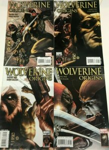 WOLVERINE ORIGINS#21-24 VF/NM LOT 2008 VS DEADPOOL MARVEL COMICS