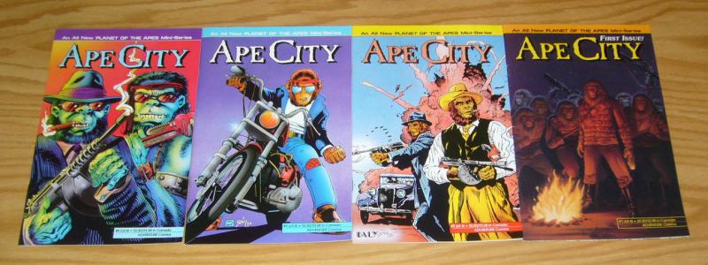 Ape City #1-4 VF/NM complete series - planet of the apes - adventure comics set