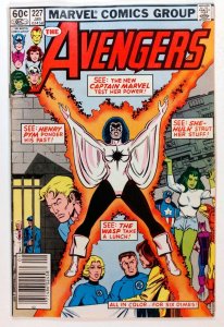 Avengers #227, 2nd app of Captain Marvel, Monica Rambeau 