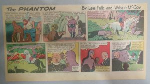 (41) The Phantom Sunday Pages by Lee Falk and Wilson McCoy 1960 Size: 7.5 x 15in
