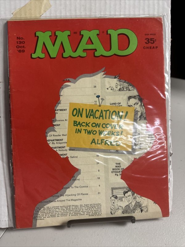 MAD Magazine #130 October 1969 On Vacation!