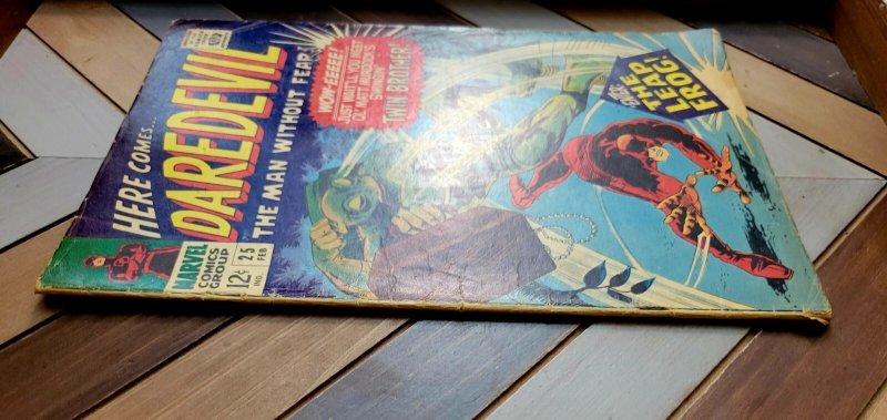 Daredevil #25 GD/VG (Marvel 1967) 1st MIKE MURDOCK & 1st LEAP FROG Colan Art