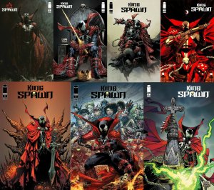 King Spawn #1 Cover A B C D E F G Set of 7 NM Image Comic Book 2021 McFarlane