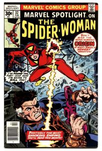 Marvel Spotlight #32 comic book spider-woman origin -Nick Fury-1977