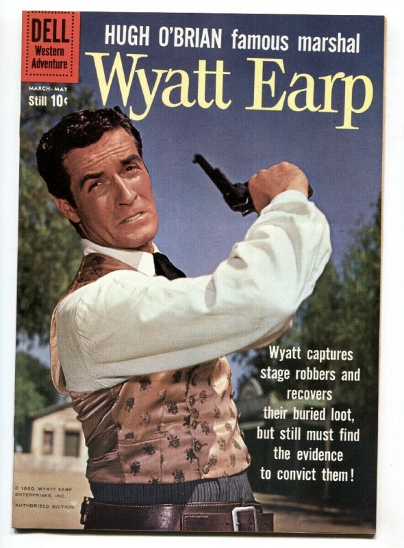 WYATT EARP #10 HUGH O'BRIAN TV PHOTO CVR MANNING ART VF/NM