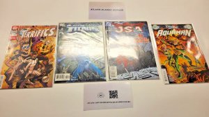4 DC #1 Terrifics + #3 Blackest Night Titans + #59 JSA + #66 Aquaman 33 SM4