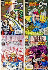 *Die Cut ('93 Marvel) 1-4, vs G-Force 1-2, & Death's Head 1-2, 8 High Grade bks