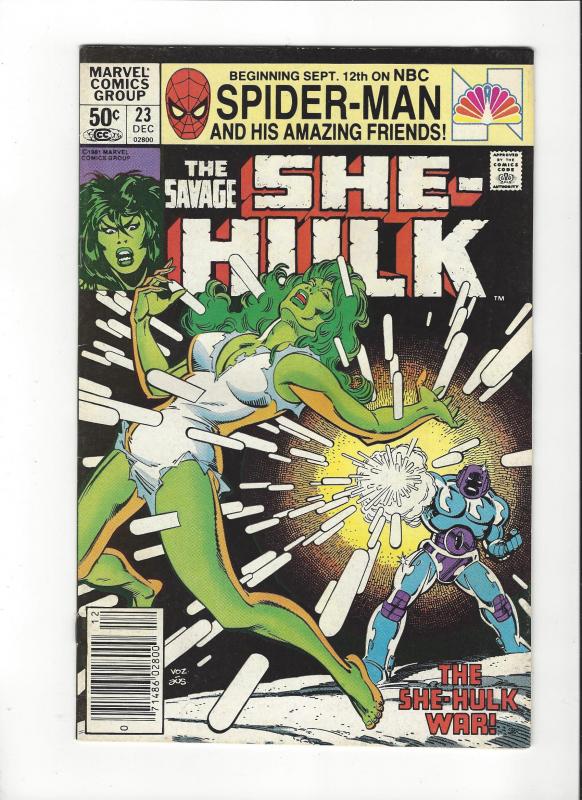 SHE HULK 1ST SERIES #23 VF