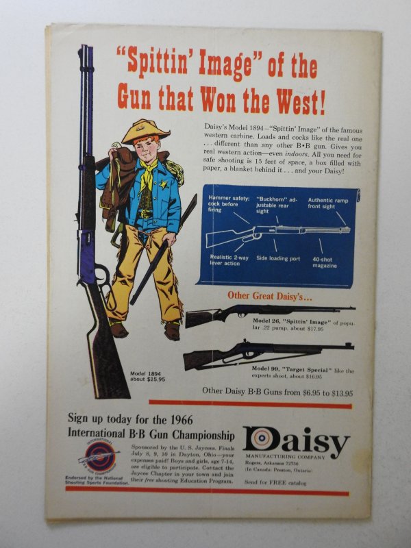 Superboy #131 (1966) VG- Condition 3 centerfold wraps detached top staple