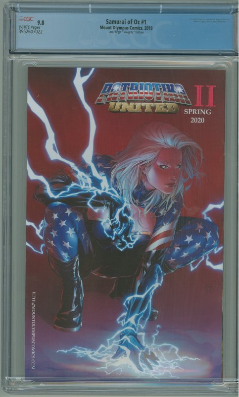 Samurai of Oz #1 CGC 9.8! Lara Virgin Naughty Edition! #49/100 Copies!