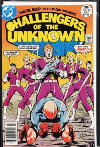Challengers of the Unknown #81 (1977) Challengers of the Unknown