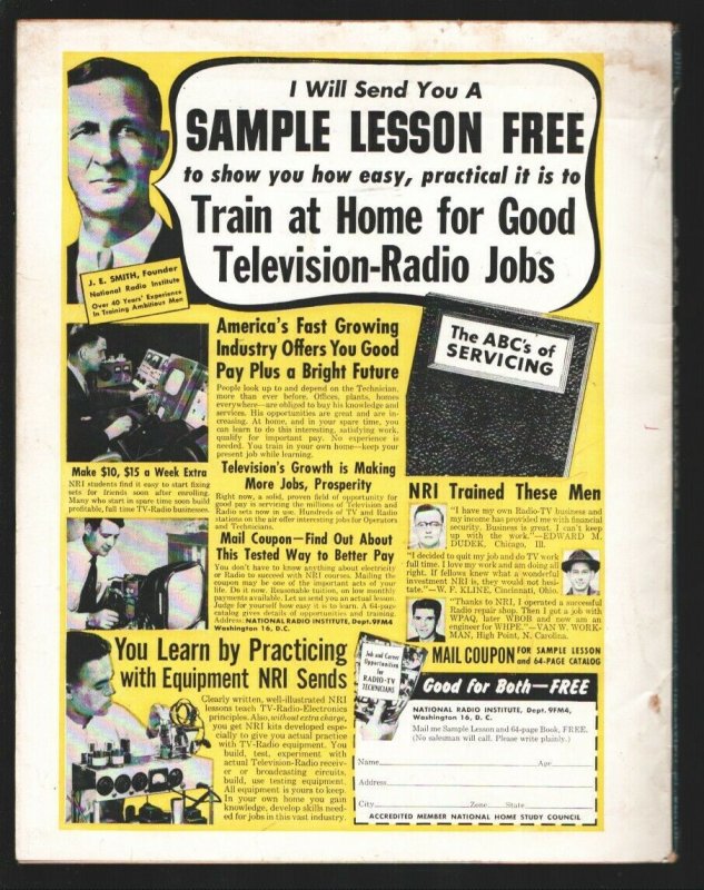 Man's Adventure 6/1959-Bound & chained harem girls cover-Slave traders-Cheese...