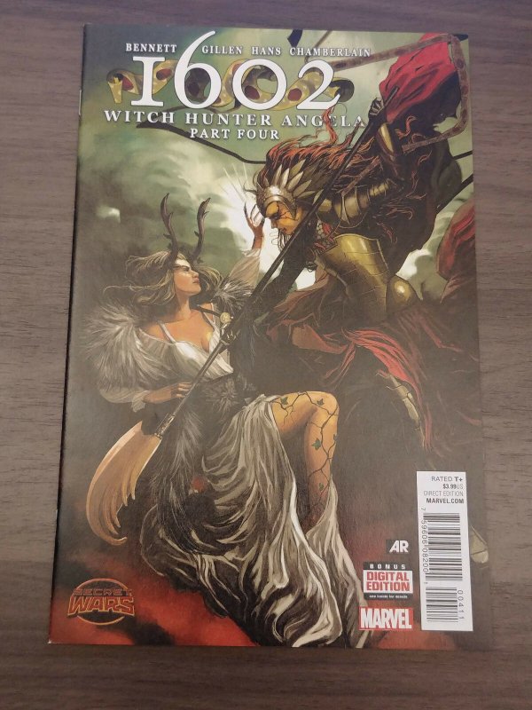 Secret Wars: 1602 Witch Hunter Angela (Mavel 2015) #1-4 (Bennett Gillen Hans) 