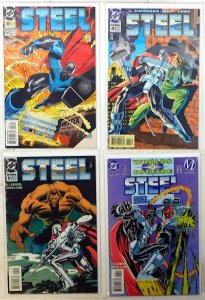 Steel Lot of 4 #3, 4, 5, 8 (1994) DC Comics 1st Print Comic Books