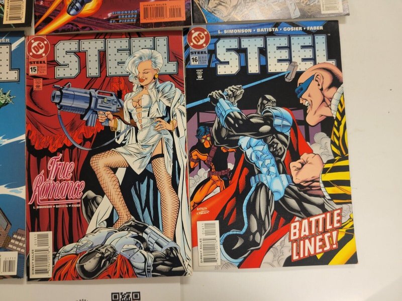 6 Steel DC Comic Books #15 16 17 18 29 2 Annual 19 TJ16
