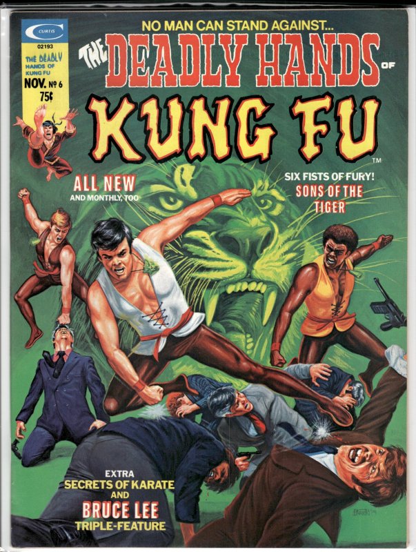 The Deadly Hands of Kung Fu #6 (1974) Sons of the Tiger