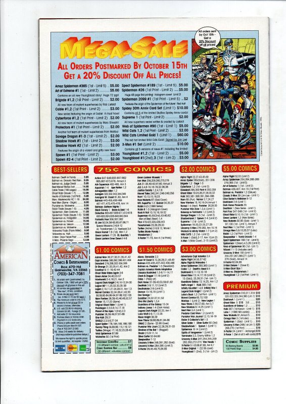 Spawn #4 - signed by Al Simmons aka Spawn - 1993 - VF 