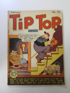 Tip Top Comics #70 (1942) VG+ condition tape pull back cover