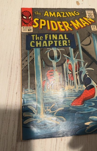 The Amazing Spider-Man #33 (1966) The final chapter see descrpt