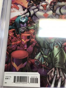 X-Men (2022) # 22 (CGC 9.8 SS) Signed Nick Bradshaw • Marvel •1:25 • Census = 2