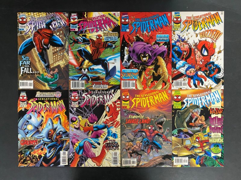 The Sensational Spider-Man (1996) #'s 0-33 + 1996 Annual + Flashback VF/NM Set