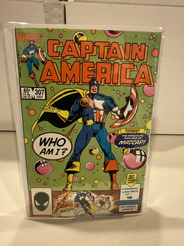 Captain America #307  1985  VF  1st App Madcap!