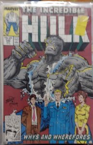 Incredible Hulk  # 346 1987 Marvel DISNEY  grey hulk  TODD MCFARLANE