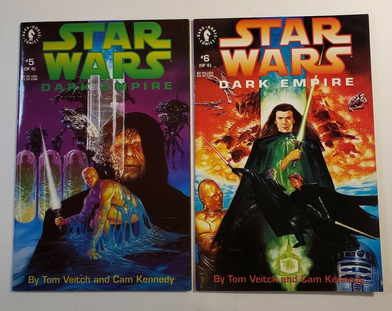 Star Wars Dark Empire #1-6 Complete Set Dark Horse Comics