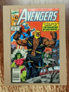 The Avengers # 331 Marvel Comic She-Hulk Tetrarchs of Entropy Black Widow YY12