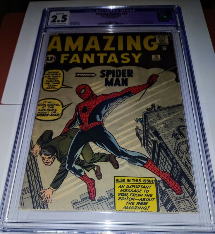 Amazing Fantasy 15 CGC 2.5 