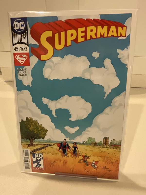 Superman #45  2018  9.0 (our highest grade)  “Final Issue!”