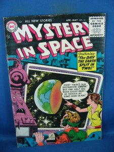 MYSTERY IN SPACE 31 VG+ 1956 DC