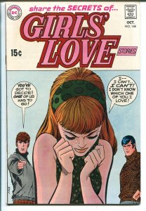 Girls' Love Stories #146 1969-DC-love triangle cover-FN+