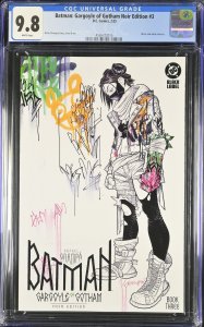 BATMAN GARGOYLE OF GOTHAM NOIR EDITION #3 DC 2024 RAFAEL GRAMPA MAIN CGC 9.8 NM
