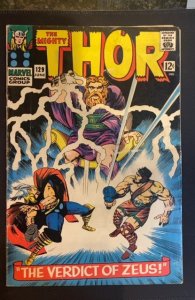 Thor #129 (1966) VG- 1st Aries, Zeus