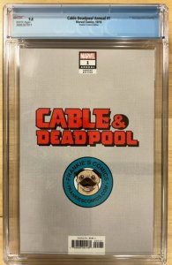 Cable Deadpool Annual 8-Bit Cover (2018) CGC 9.8