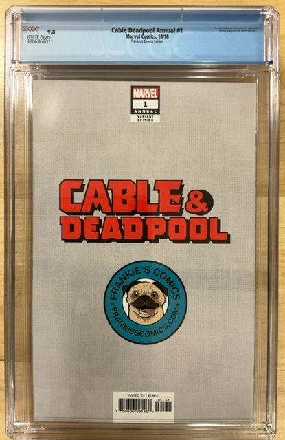 Cable Deadpool Annual 8-Bit Cover (2018) CGC 9.8