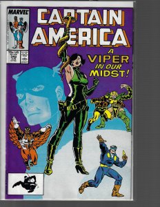 Captain America #342 (Marvel, 1988) VF+