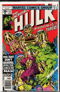 The Incredible Hulk #213 (1977) Hulk