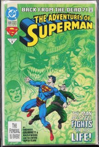 Adventures of Superman #500 (1993) Superman [Key Issue]