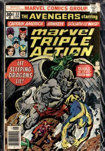 Marvel Triple Action #33 (1977) The Avengers