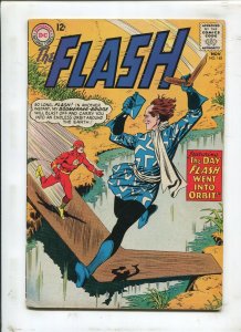THE FLASH #148 - THE DAY FLASH WENT INTO ORBIT! - (4.0) 1964