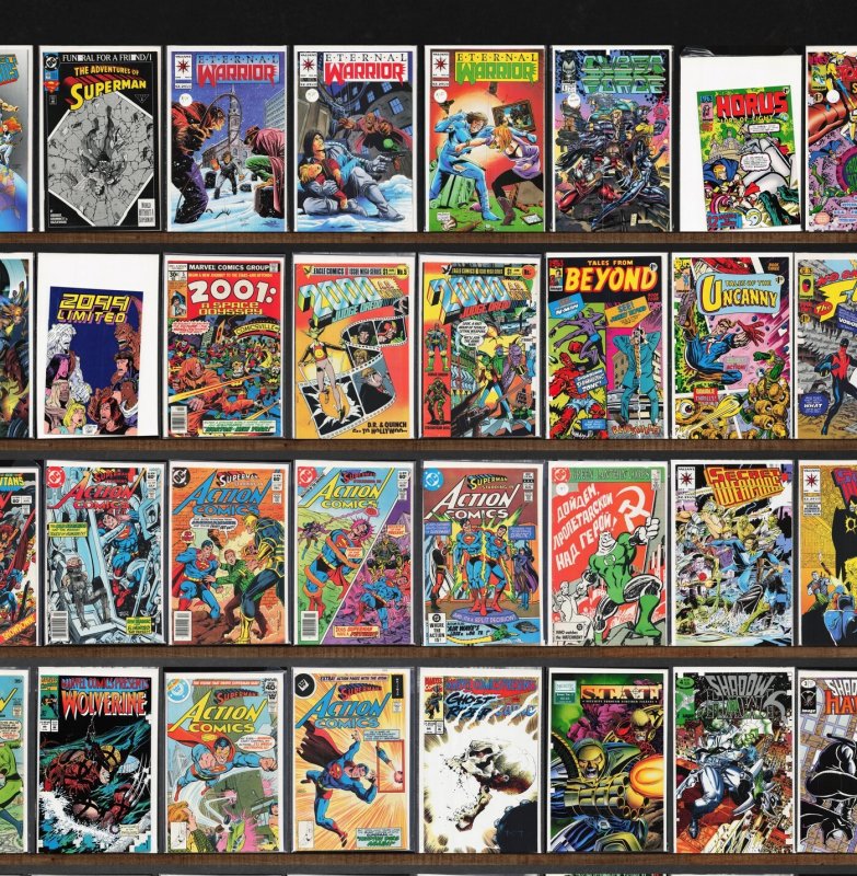 Huge Lot 150+ Comics with Action Comics, Stormwatch, Warriors Of Plasm & More!