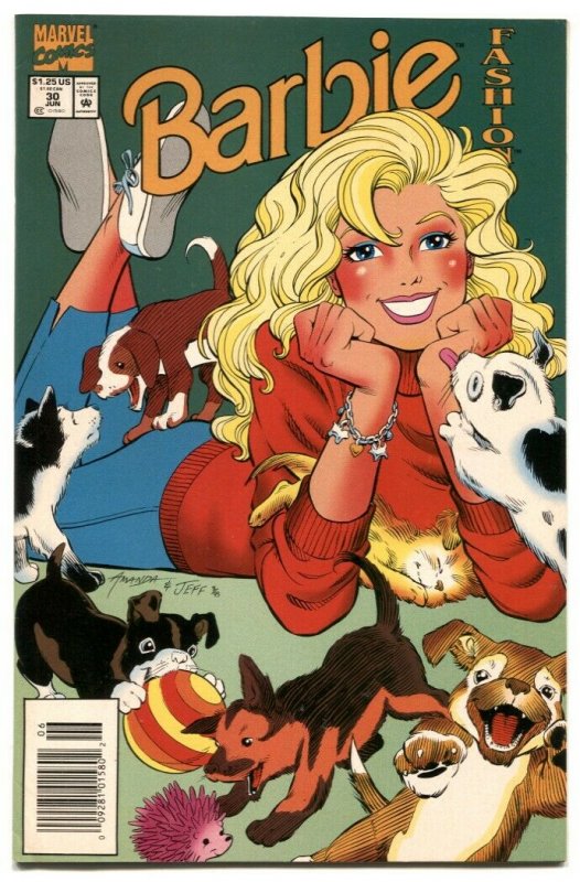 Barbie Fashion #30 1993-Amanda Conner puppy cover VF/NM 