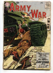 Our Army At War #96--1960--DC--Sgt. Rock--incomplete--comic book