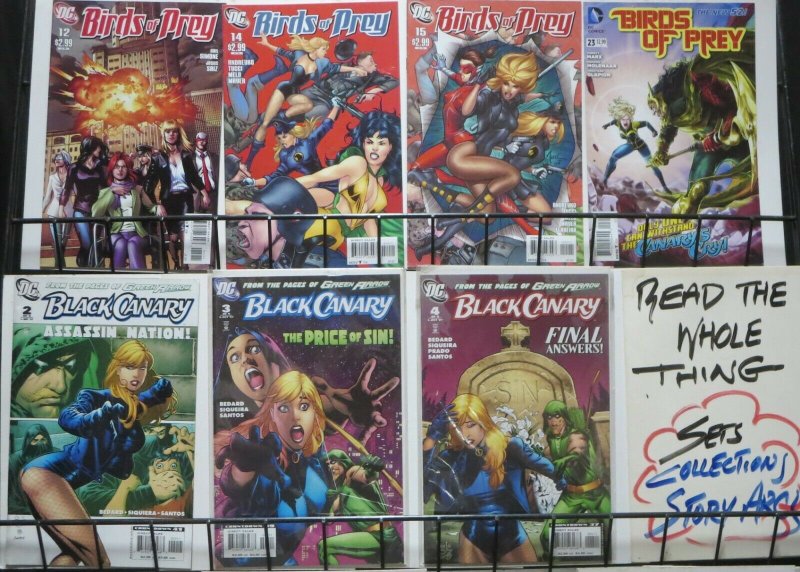 BIRDS OF PREY SAMPLE SET! 23 issues! Gail Simone, Greg Land, Black Canary, more!