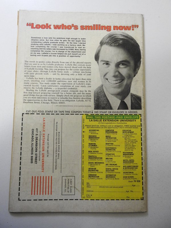 The Defenders #29 (1975) VG Condition centerfold detached at one staple