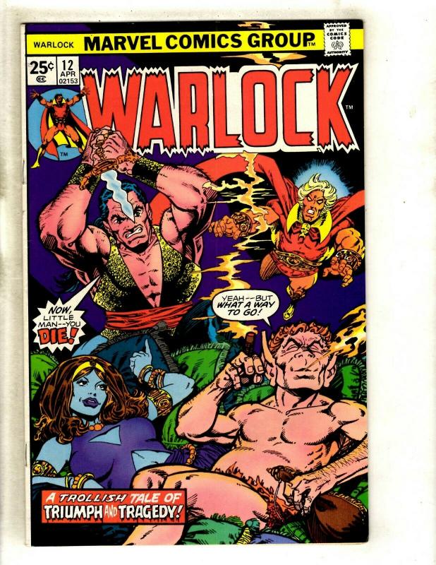 Warlock # 12 NM- Marvel Comic Book Thanos Avengers Hulk Thor Gamora Pip GK4