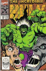 The Incredible Hulk #372 (1990)  VF+ 8.5  Green Hulk returns