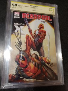 DEADPOOL #10 CBCS SS ROB LIEFELD. 1ST COVER APPEARANCE OF MAJOR X